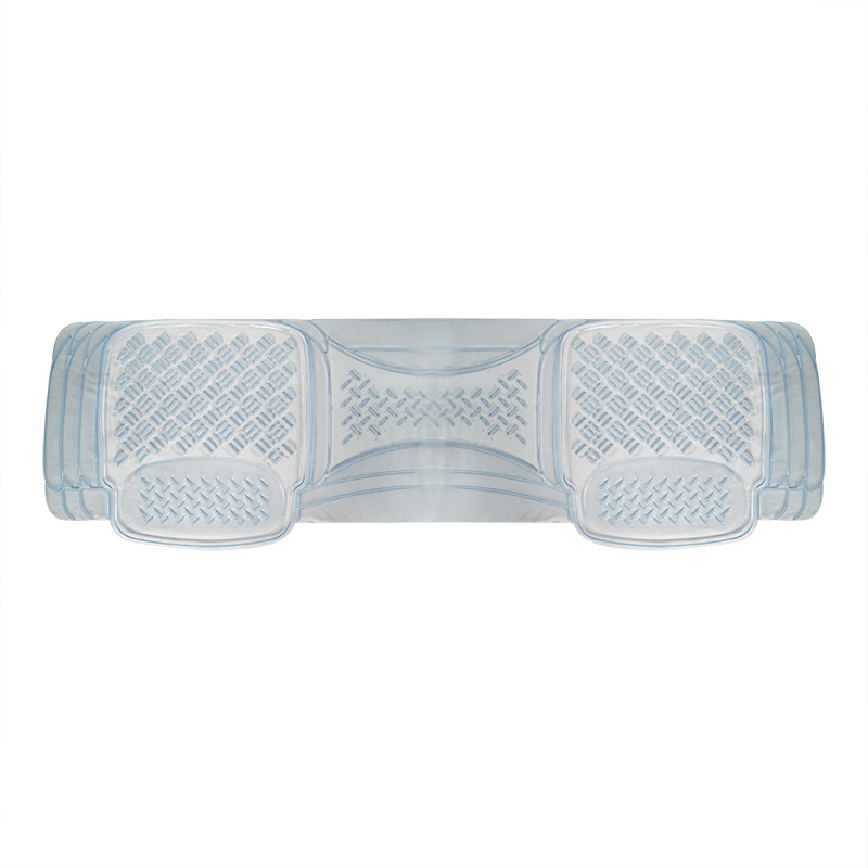 3pcs transparent pvc car mat