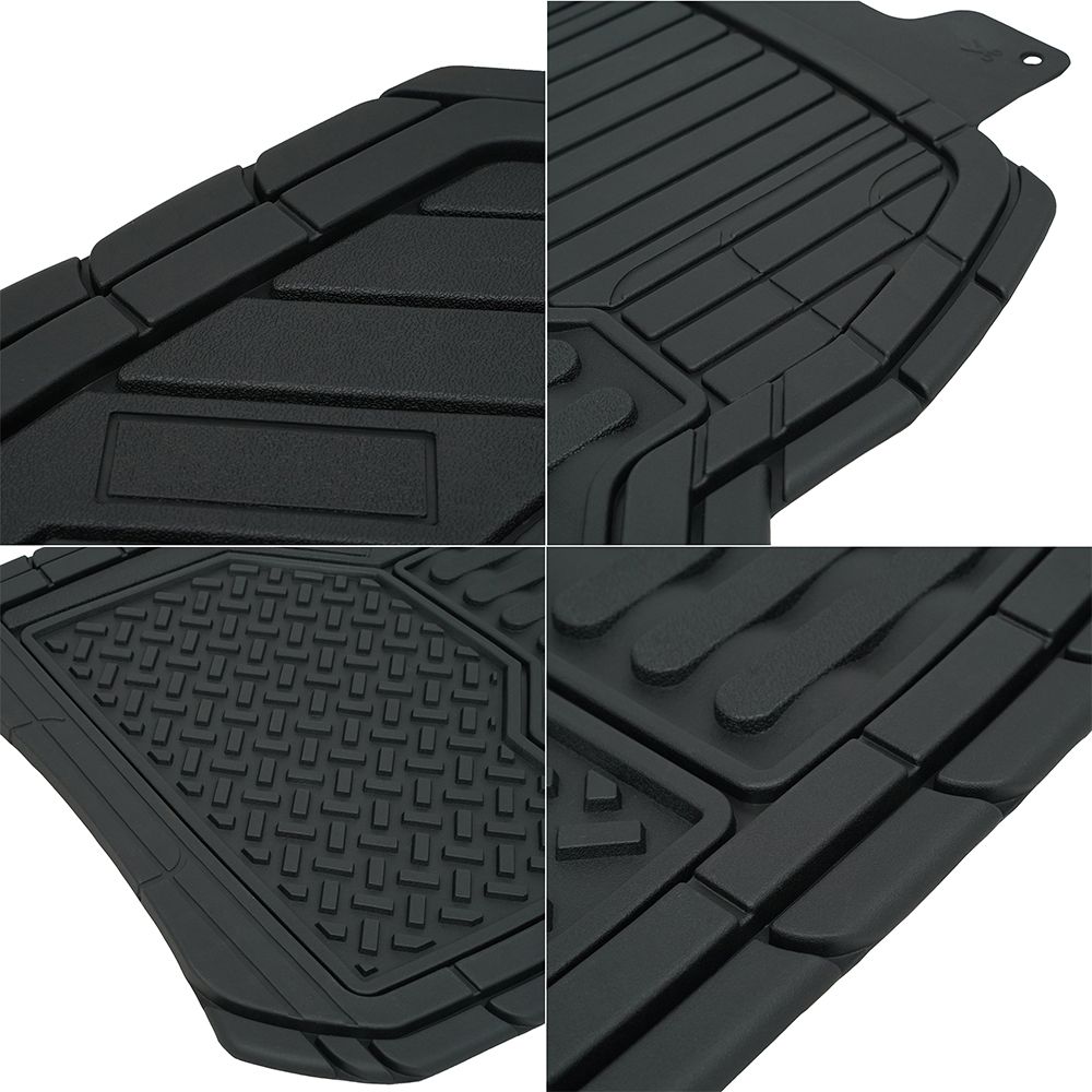 Wholesale Custom Black Pvc Car Floor Mat Set 3D Waterproof PVC Car Floor Foot Mats Car Interior Accessories