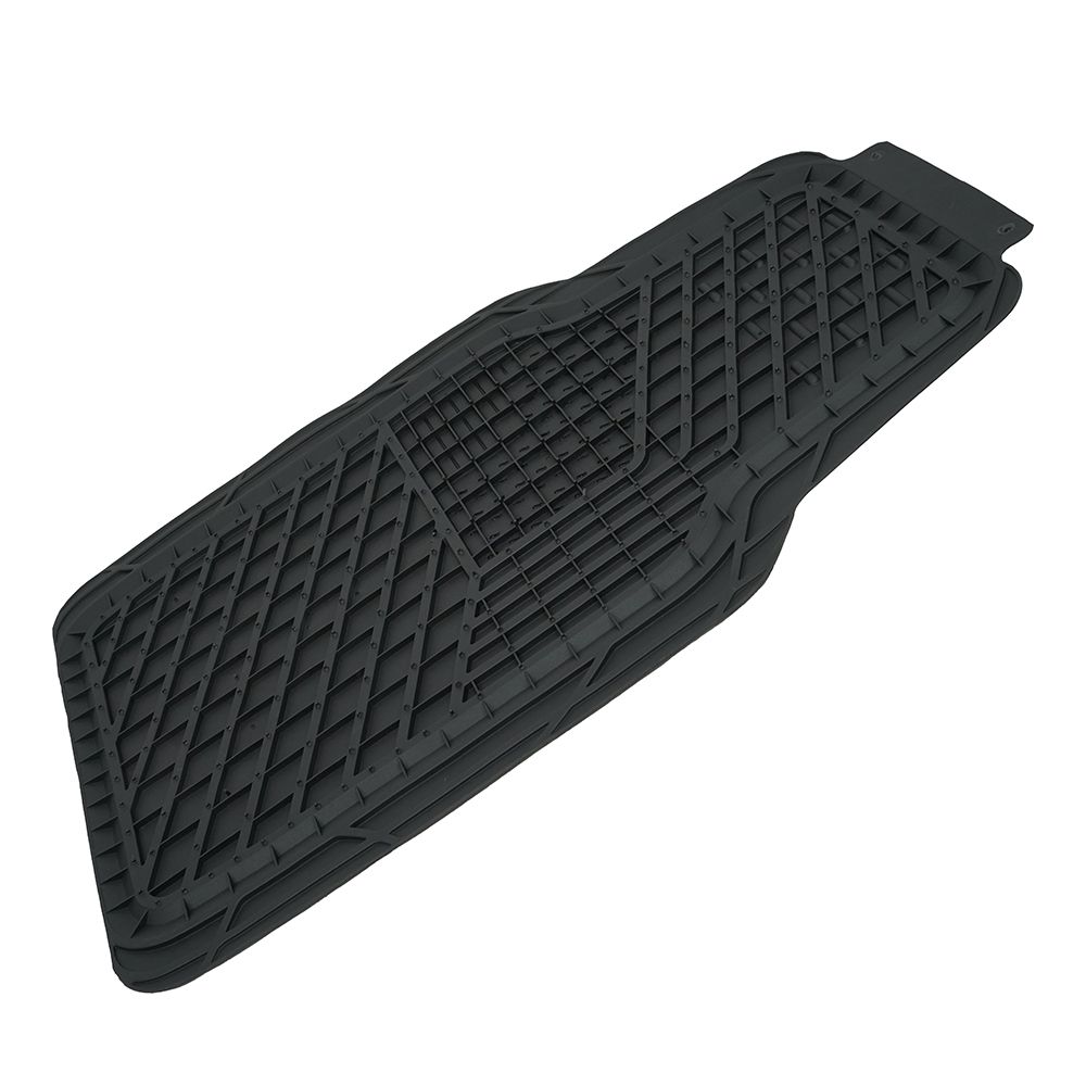 4 Piece All Weather Black Color Vehicle Universal PVC Rubber Car Floor Mat