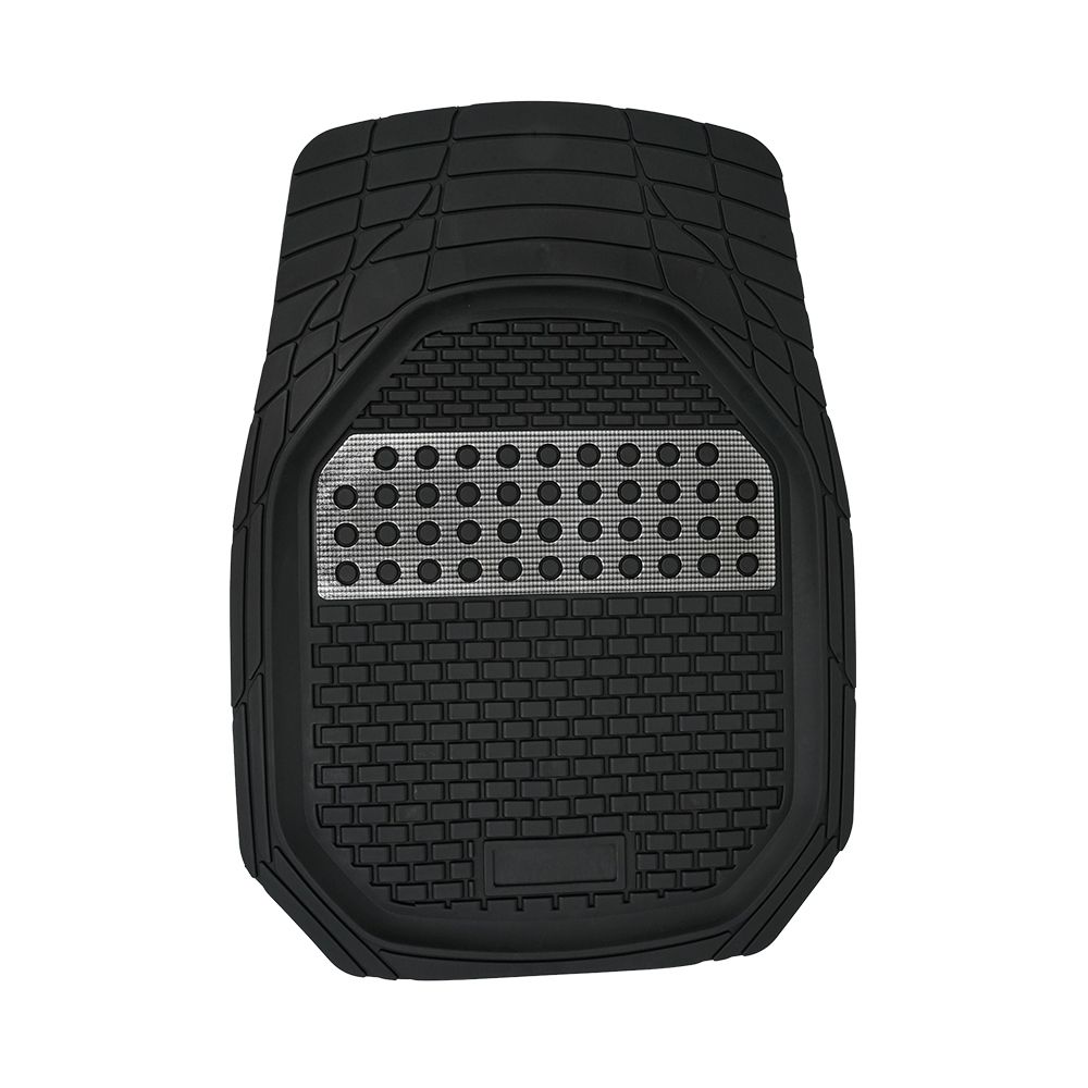 3 PCS Luxury Custom Design Leather PVC Rubber car floor mats Waterproof universal Car Mats Set