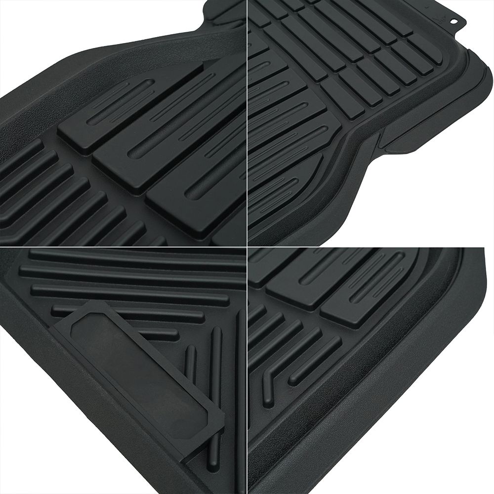 Factory Custom Car Accessories 4 Pcs car mats Pvc Car universal foot pad Fashion black auto mat
