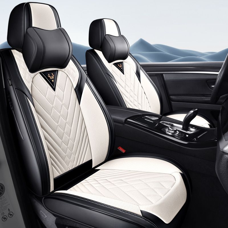 High Quality Custom Full-package Luxury 5D Car Seat Cushions 11 Pcs Universal PU Leather Seat Covers