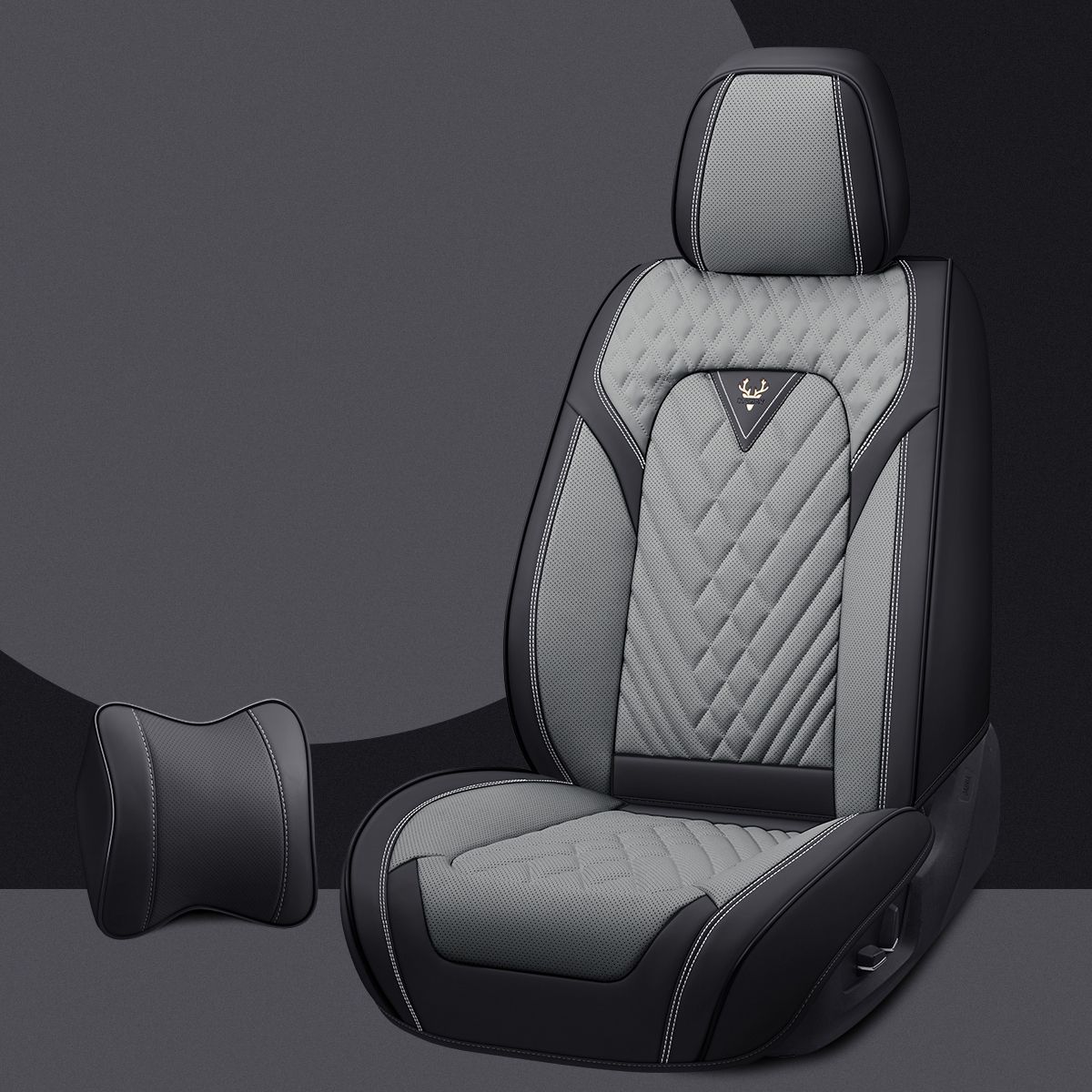 High Quality Custom Full-package Luxury 5D Car Seat Cushions 11 Pcs Universal PU Leather Seat Covers