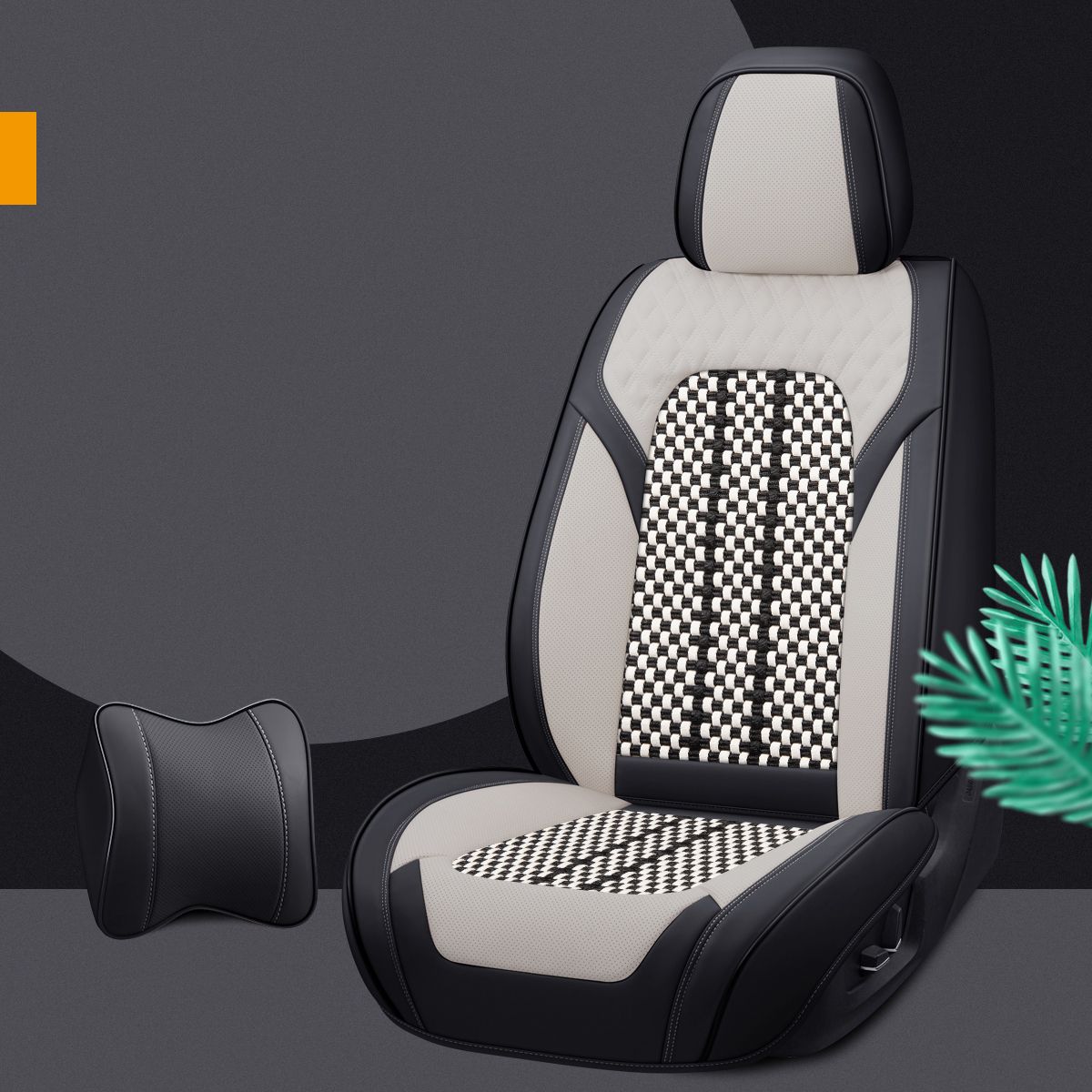 Universal All-Inclusive Ice Silk Seat Cover Breathable Automotive Seat Covers for Car Full Set