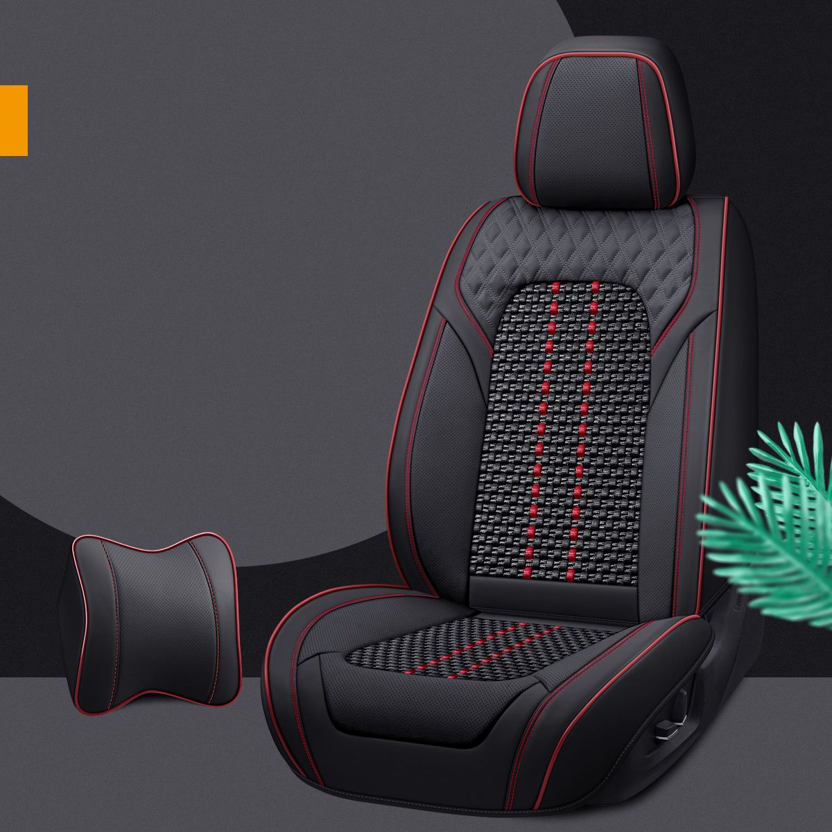 Universal All-Inclusive Ice Silk Seat Cover Breathable Automotive Seat Covers for Car Full Set