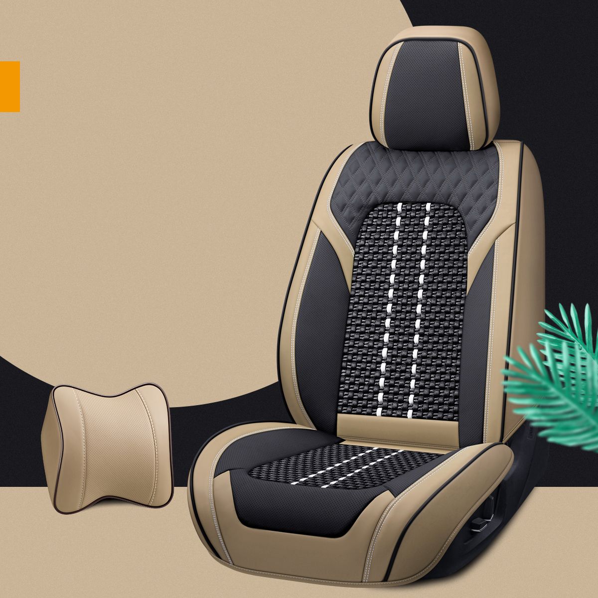 Universal All-Inclusive Ice Silk Seat Cover Breathable Automotive Seat Covers for Car Full Set