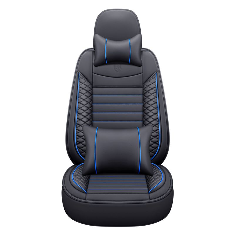 Universal 5 Seats Car Seat Cover Full Set Luxury Faux Leather Waterproof Front Rear car seat Cushion
