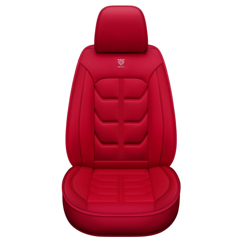 Premium Luxury PVC Leather Seat Cushions Universal Car Accessories for Front and Back Automotive Car Seat Covers