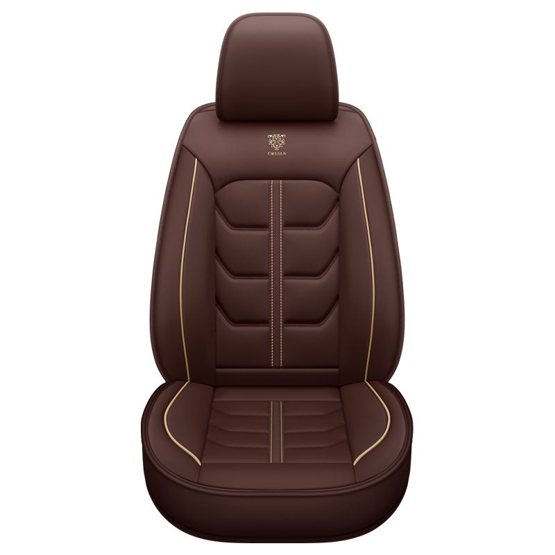 Premium Luxury PVC Leather Seat Cushions Universal Car Accessories for Front and Back Automotive Car Seat Covers