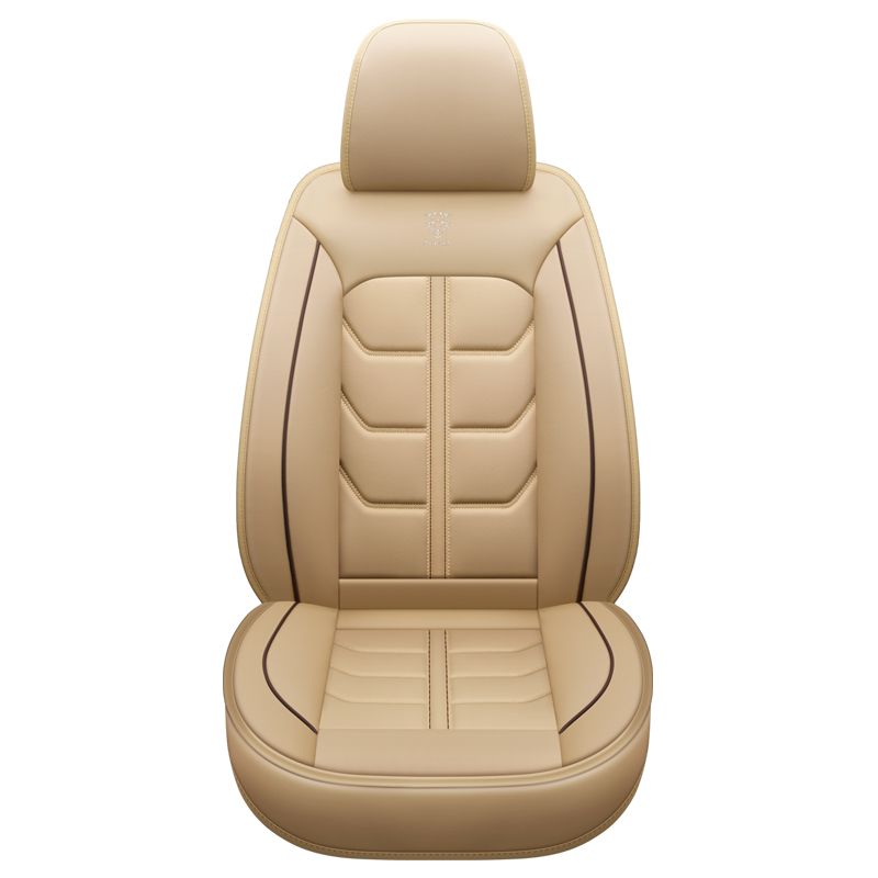 Premium Luxury PVC Leather Seat Cushions Universal Car Accessories for Front and Back Automotive Car Seat Covers