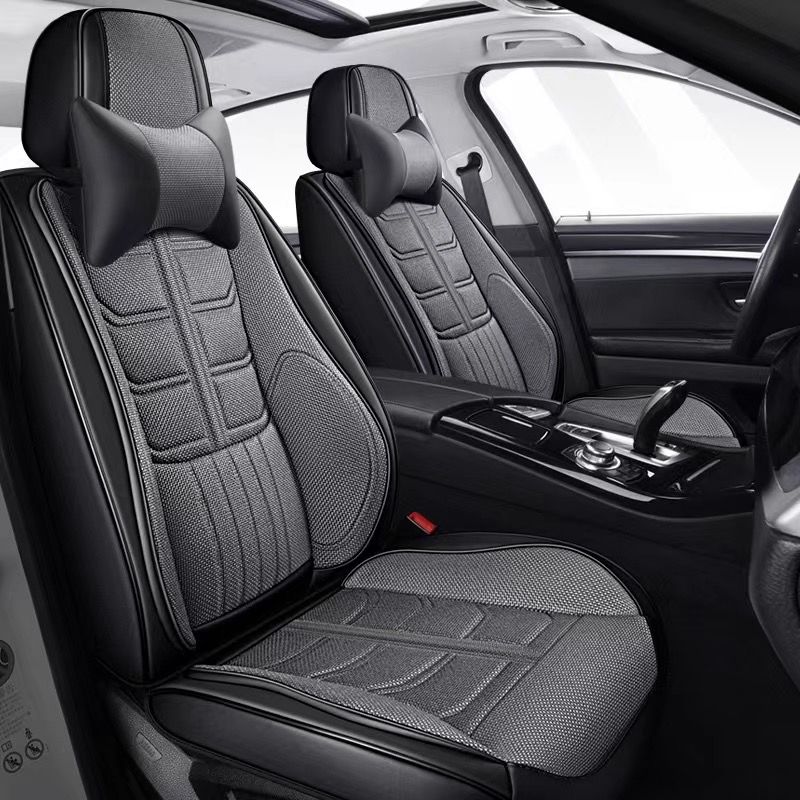 New Arrival Universal Breathable 5 Seats Protector Auto Luxury Leather Muscle Car Seat Covers