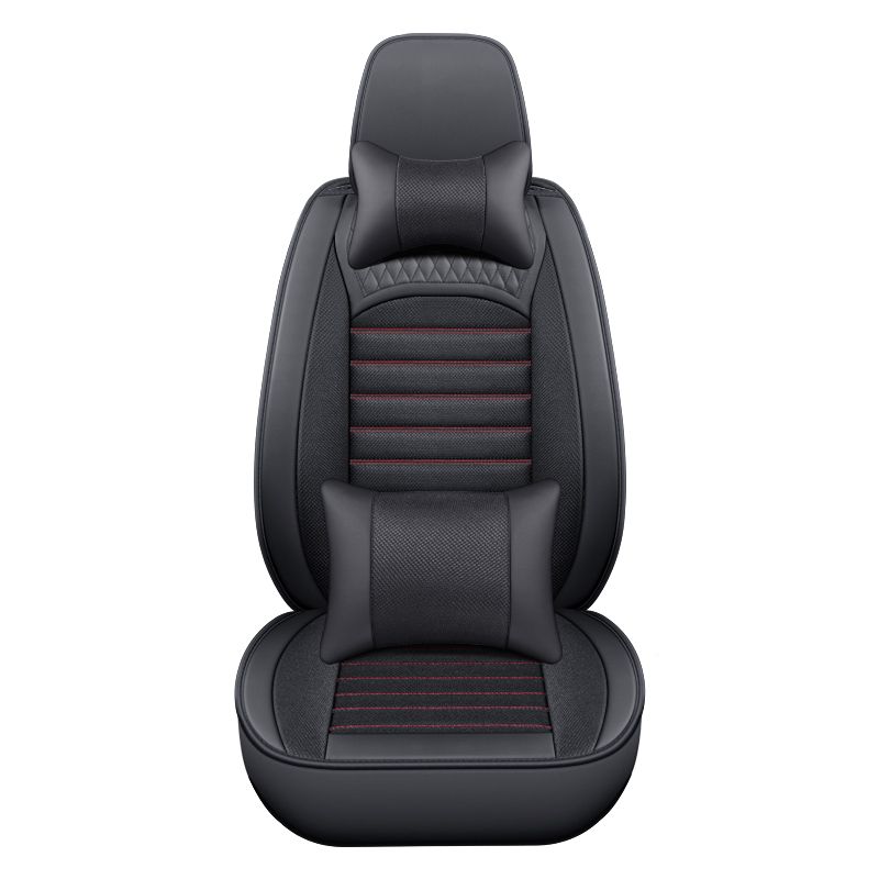 PVC Leather Luxury Sweat Car Seat Cover 5 Seats Full Set Car Seat Cover Accessories Vehicles